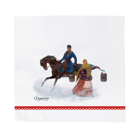 Дорожка столовая Повседневная Русь "Федоскино" 40x160